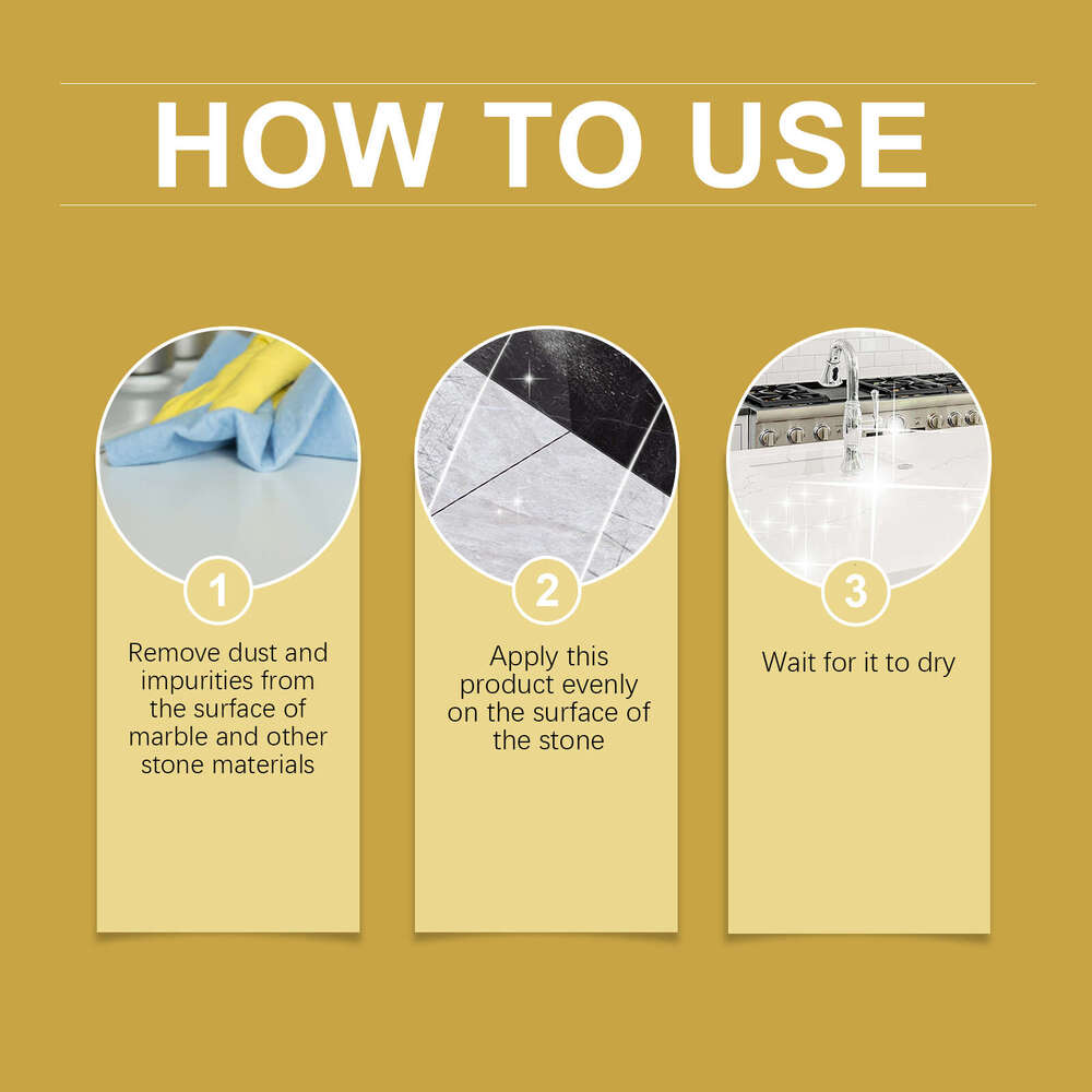 Jakehoe Household Kitchen Countertop Marble Cleaning Stain Removal Maintenance Renovation Cleaner S260130