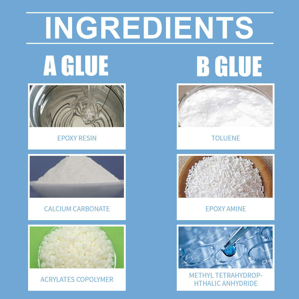 Jue Fish Epoxy Adhesive Casting AB Glue Repair Waterproof Leak Seal Metal Bonding Agent S260130