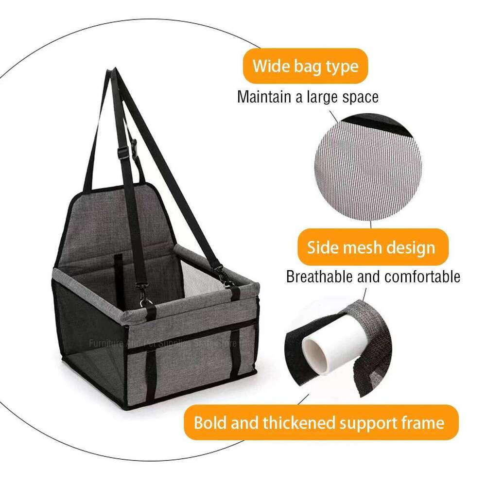 Travel Cover Waterproof Pet Carriers Bag Cat Transport Hammock Dog Car Seat Basket for Small Medium Dogs 26H0130