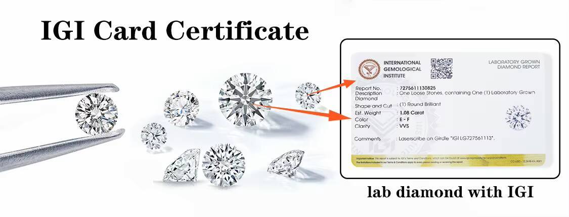 Starsgem Ring Different Design Required 10K Yellow Solid Gold AU417 10K 1CT CVD EF VVS with IGI Card Round Lab Diamond Ring