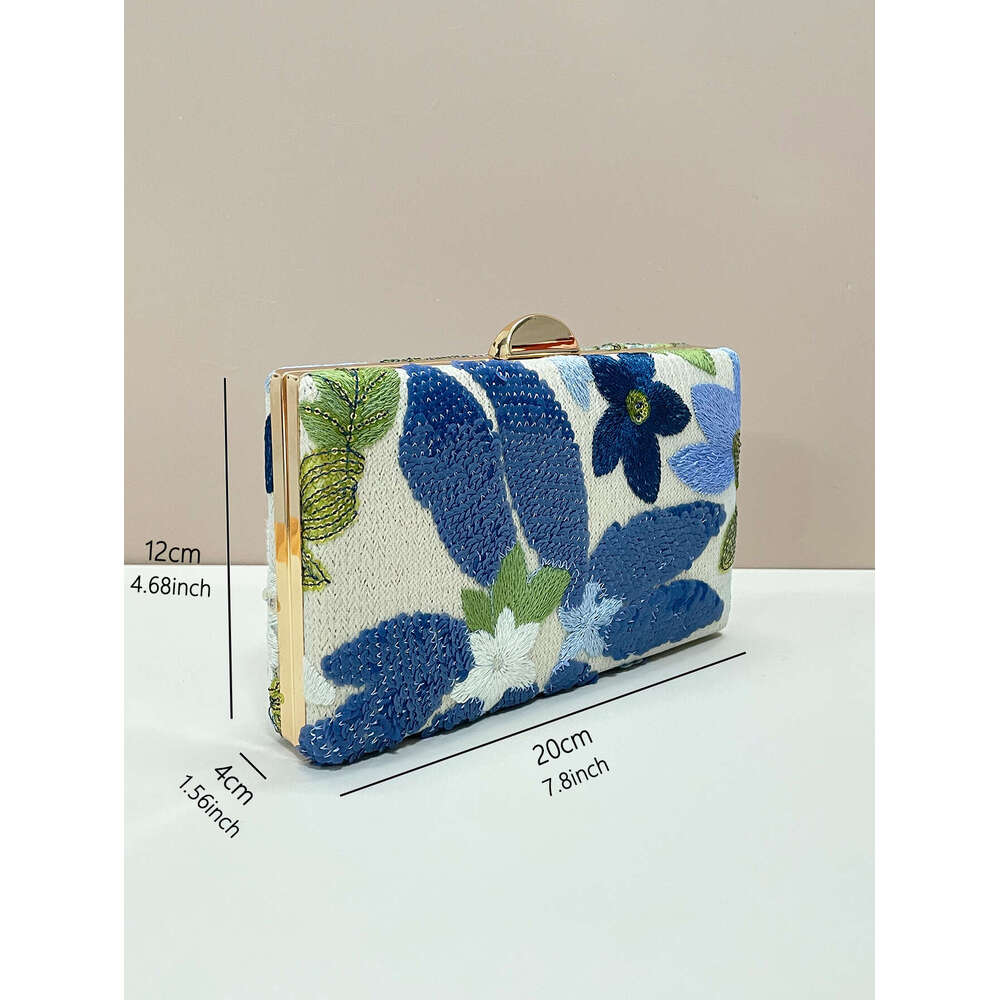 Handbag Sequin Embroidery Niche Design Evening Dress Cheongsam Women's Bag Clutch Purse Shoulder bags crossbady bag