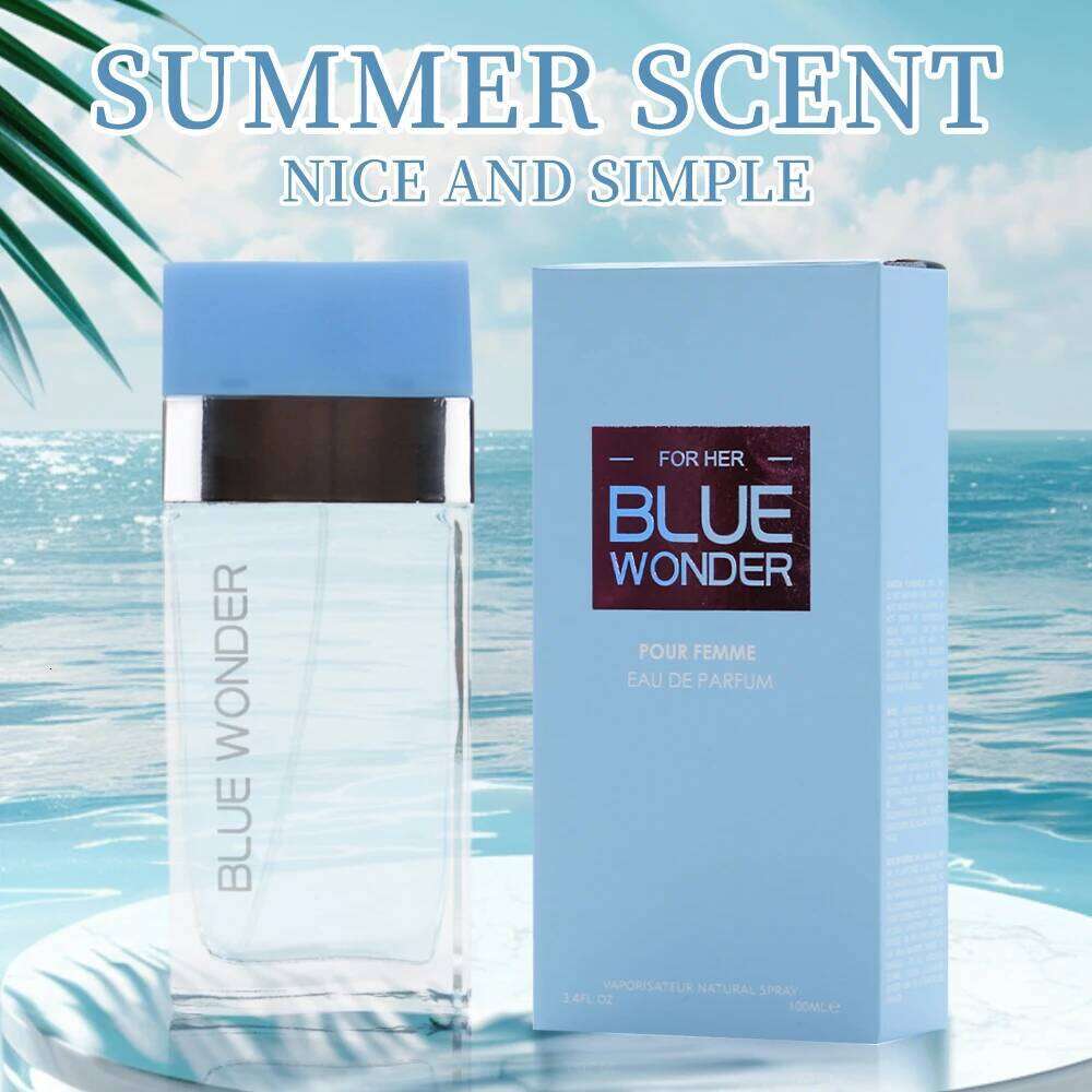 3.4 oz women's eau de toilette spray, long-lasting perfume, apple, Sicilian lemon, cedar, Campanula, very suitable for dating, d H260130