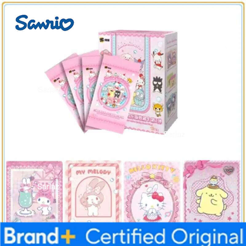 Sanrio Original In stock KAKWOW 2025 series Characters JOY Edition Trading Card Vol.2 Children Birthday Gift collection cards H260130