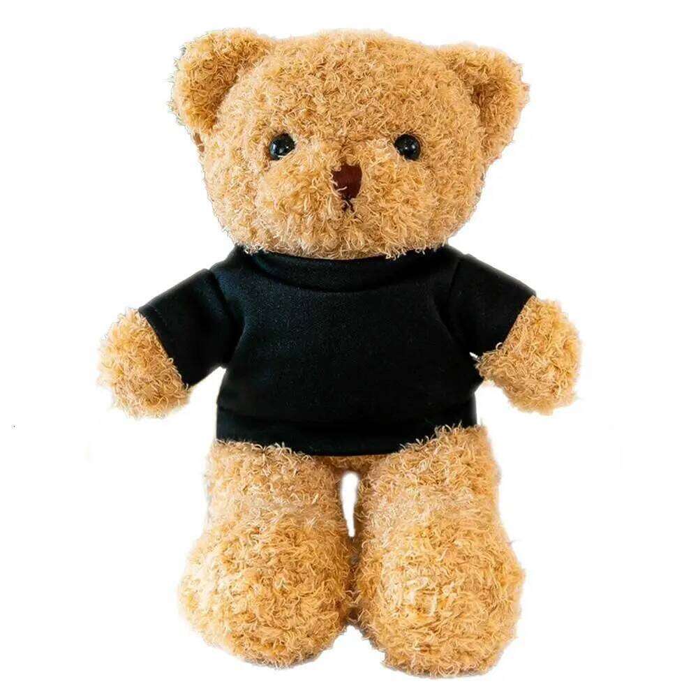 30cm Cute Wearing Sweater with Soft Teddy Bear Plush Toy Adorable Stuffed Animal Y260128
