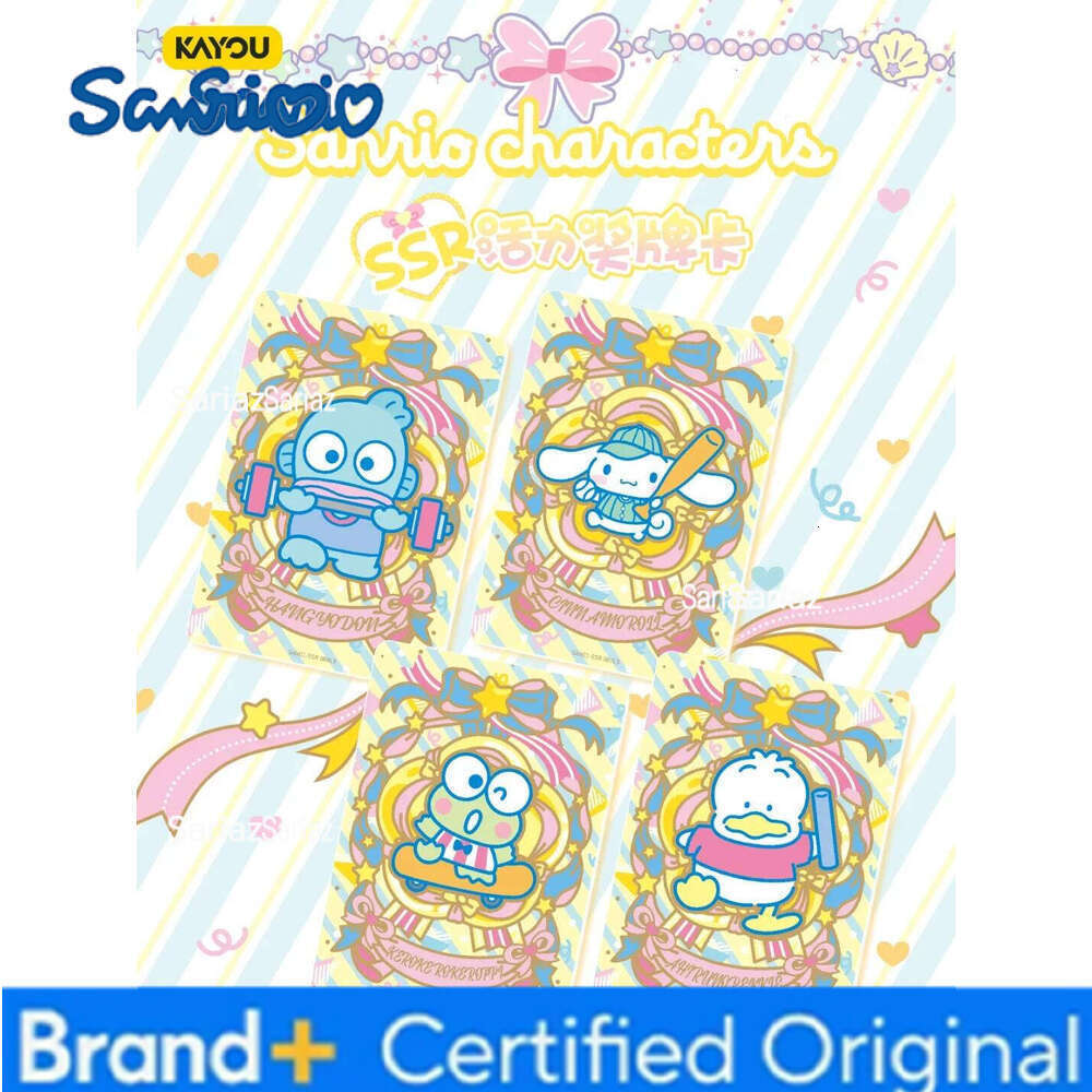 Sanrio Original Box KAYOU Collection Hobby Card Anime Characters Cute Kuromi Melody Kitty Cinnamoroll Festival Children's Gift H260130