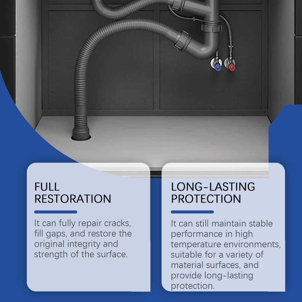 Jakehoe Plastic Steel Mud Iron Leak Repair Waterproof Strong Tile Multi-functional AB Glue Adhesive S260130