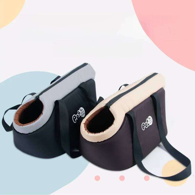 1pcs Portable Carrier Foldable Single Shoulder/Handheld Dog & Cat Bag Travel Pet Tote for Outdoor Outings 26H0130