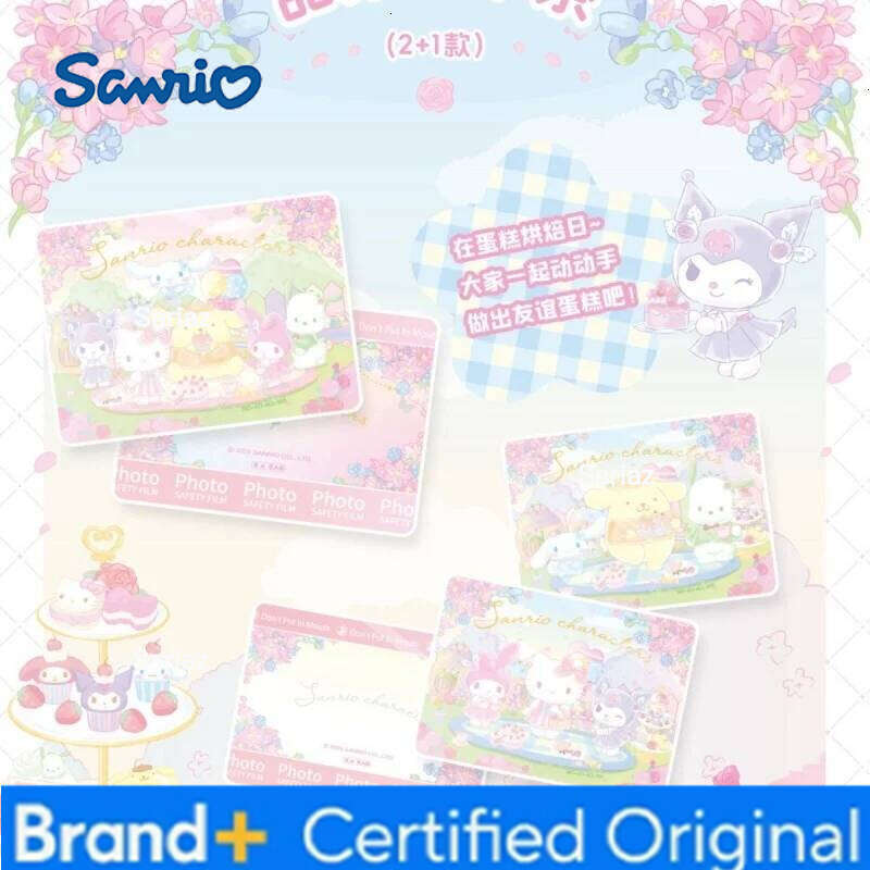 Sanrio New KABAO Original 1Box/108Pcs Cards Kuromi Hello Kitty My Melody Shining Collectible Card Toys For Girl's Birthday Gift H260130