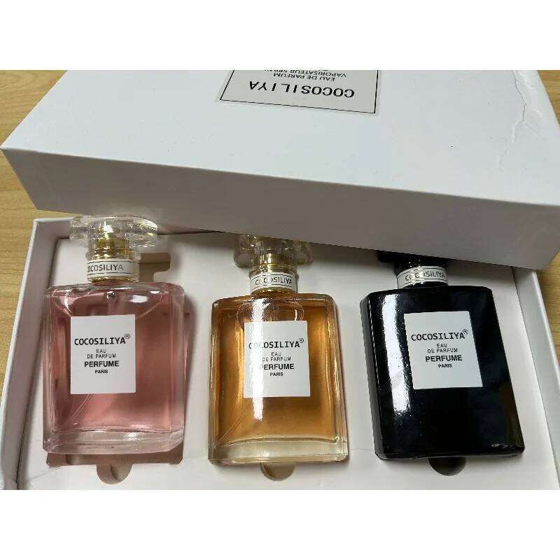 3PCS Womens Perfume Gift Set 50ml3 Elegant Long Lasting Eau De Parfum with Floral Woody Oriental Scents for Alluring Freshness H260130