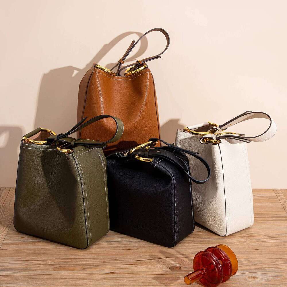 Tote Autumn High Quality Simple Beige Texture Women's Business Commuter Shoulder Bag