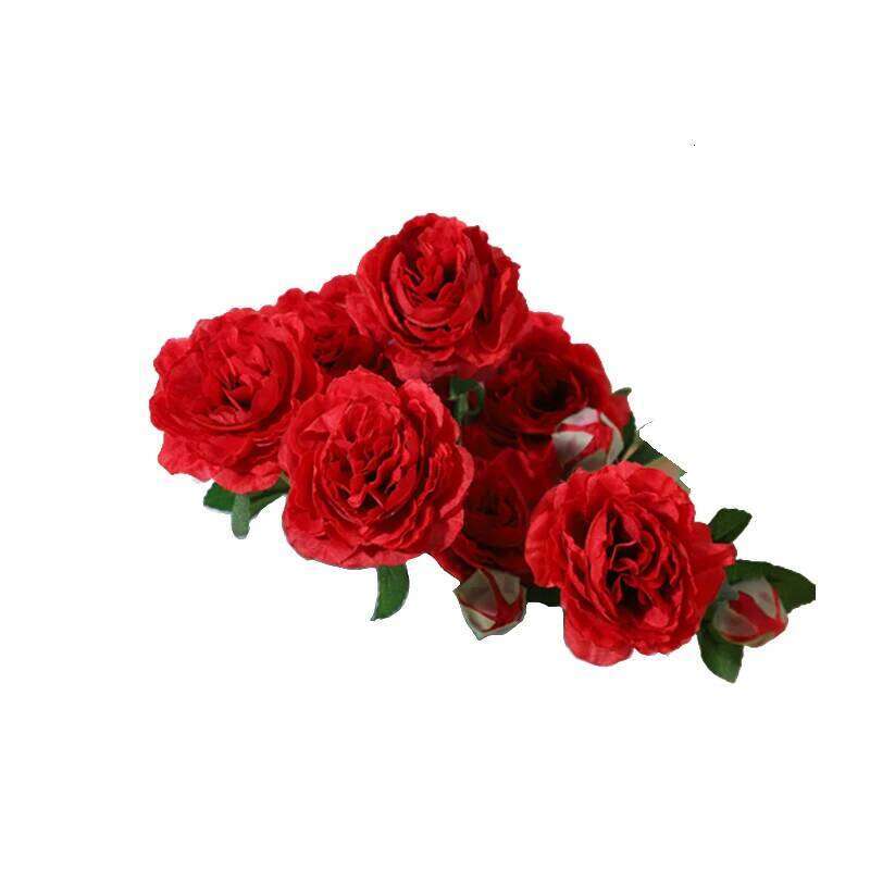 60cm Santouyang Peony beautiful retro artificial flower silk fake bouquet for family wedding DIY decoration prop Ornament W260130