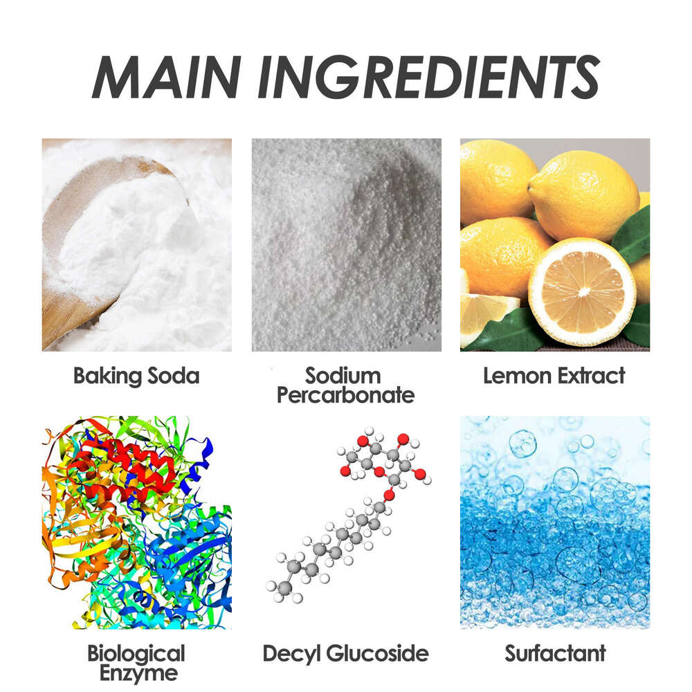 Jaysuing Biological Enzyme Explosive Salt Effervescent Tablets for Cleaning Yellowing and Stubborn Coffee Stains on Clothes S260130