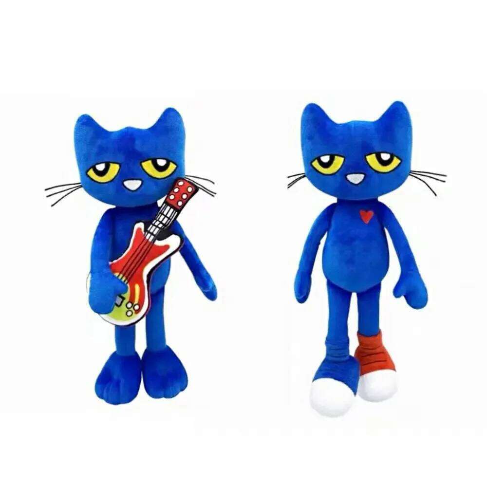 New Good-looking 30cm Pete The Cat Plush Game Animation Children's Birthday And Holiday Gifts Room Decor Plushies Toy Y260128