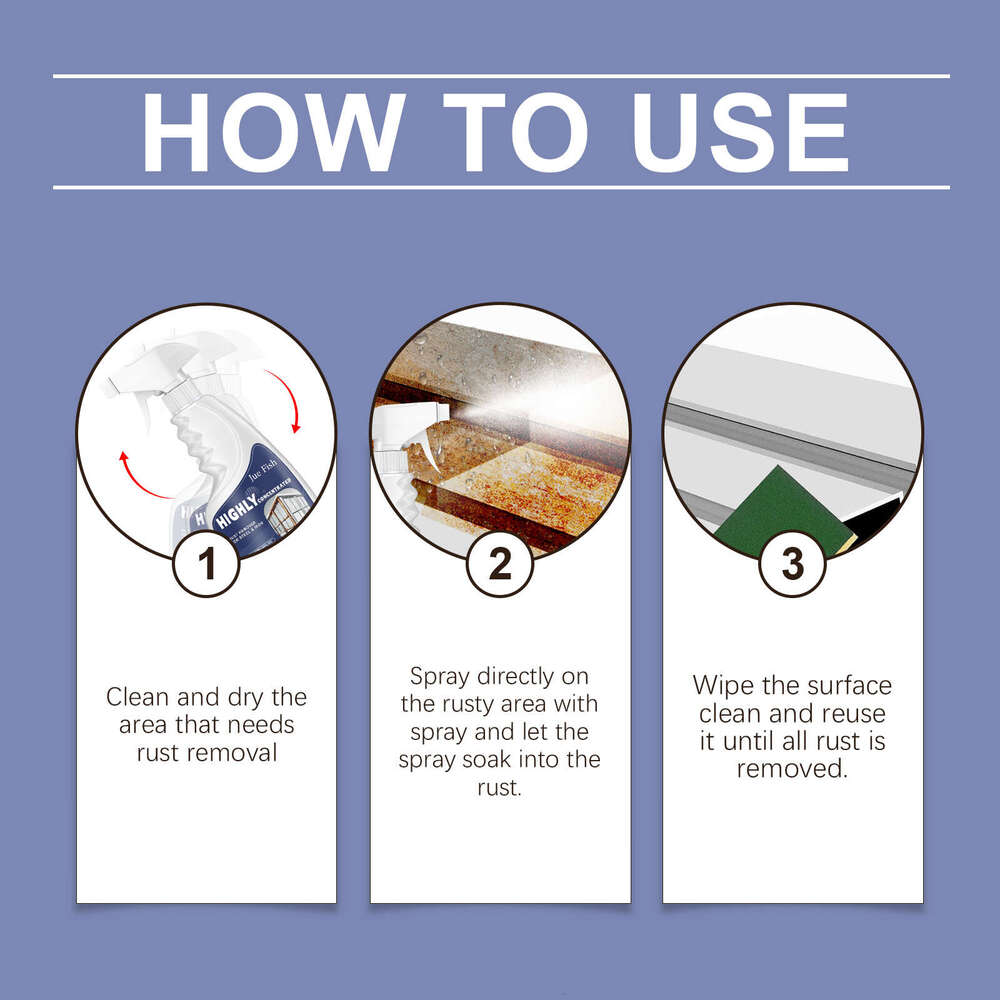 Jue-Fish Remover Stainless Steel Rust Dishwashing Sink Kitchen Utensil Cleaner S260130