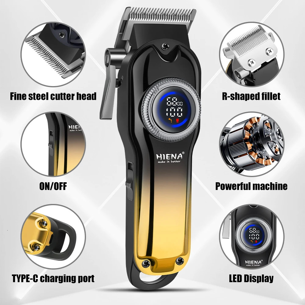 Hair cutting machine professional beard shaving machine hair clippers trimmer electric razor Shaver for man 3 set gift 260129