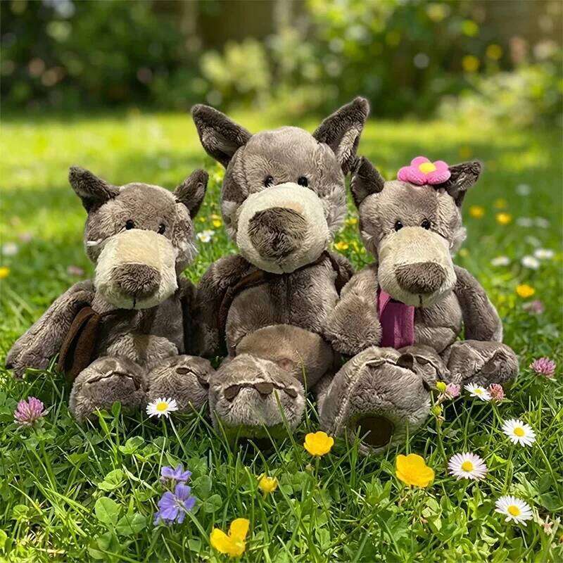 Funny Big Bad Wolf Animalsar Plush Toy Christmas Relieve Stress Comfortable Children's Birthday Gift Companion Y260128