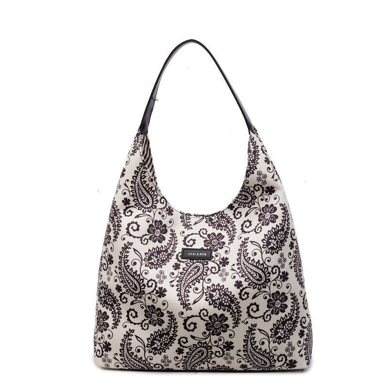 New Single Shoulder Leather Velvet Versatile Large Capacity Trendy Printed Handbag Fashion Commuting Student Mother Daughter Bag High Quality Luxury B