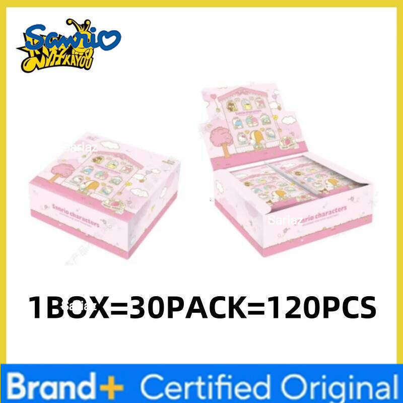 Sanrio KA YOU Collectible Hello Kitty Cards Kawaii Kuromi Melody Cinnamoroll Cartoon Shining Game Trading Card Children Gifts H260130