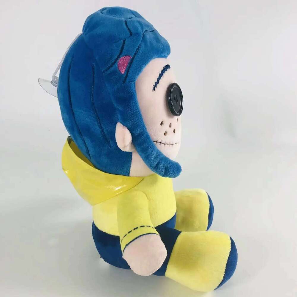 25cm Coraline Plush Doll Stuff Cartoon Figure Soft Pillow Ugly Cute Collectible Dolls Kawaii Decoration Toys Birthday Kids Gifts Y260128