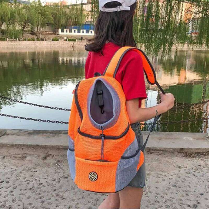 Losing Money Sale Puppy Kitten Outdoor Backpack Chest Bag Breathable Mesh Pet Outing Carrying Casual Dogs Teddy Golden Retriever 26H0130