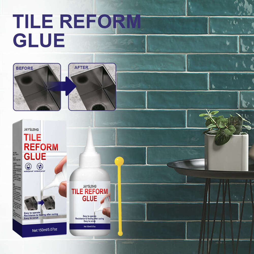 Jaysuing Glue Bathroom Bathtub Balcony Sink Corridor Tile Repair Gap Filler S260130
