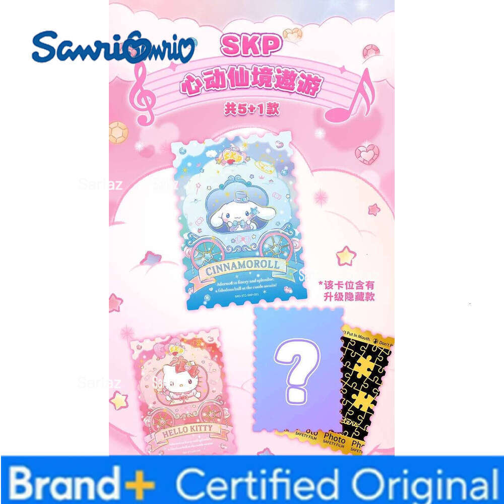 Sanrio Genuine Family Polaroid Cards Heartbeat Wink Life Diary HelloKitty Pink Cute Collection Card Toys Gifts H260130