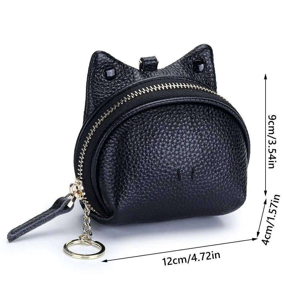 High Quality Genuine Leather Coin Purse Cartoon Frog Design Multi-Functional Storage Bag Zipper Card Holder Daily Use Z260130