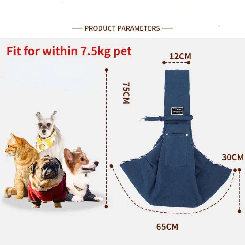 Pet Crossbody Shoulder Bag Outdoor Travel Portable Puppy Sling Carrier Bags Cat Backpacks Dog Carrying Supplies 26H0130