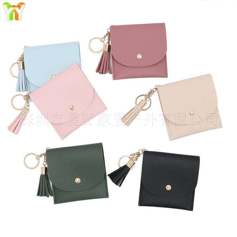 Women's Coin Purse Mini Card Holder Multiple Slots Simple Elegant Hardcoin Pouch For Change Management Z260130