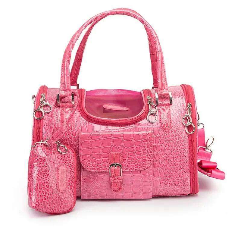 New Pet Dog Carrier Handbag Shoulder Bag Travel Tote Sided Small Large Cat Purse - view 5