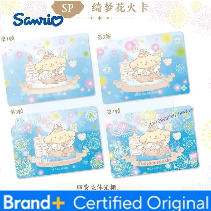 Sanrio KB New Family Series Cards, Authentic Anime Merchandise Kuromi My Melody Collector's Cards Christmas Gift H260130