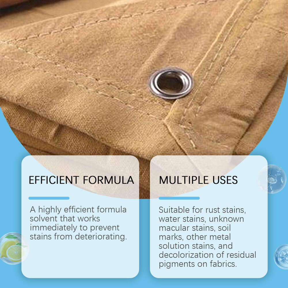 Jakehoe Fabric Remover Clothing Color Protection Gentle Cleaning Rust Stain Yellow Edge Cleaner S260130