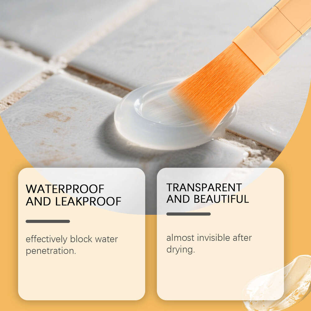 Jue Fish Transparent Waterproof Sealant Leakproof Flexible Durable Convenient Construction Home Decoration Gap Filling S260130