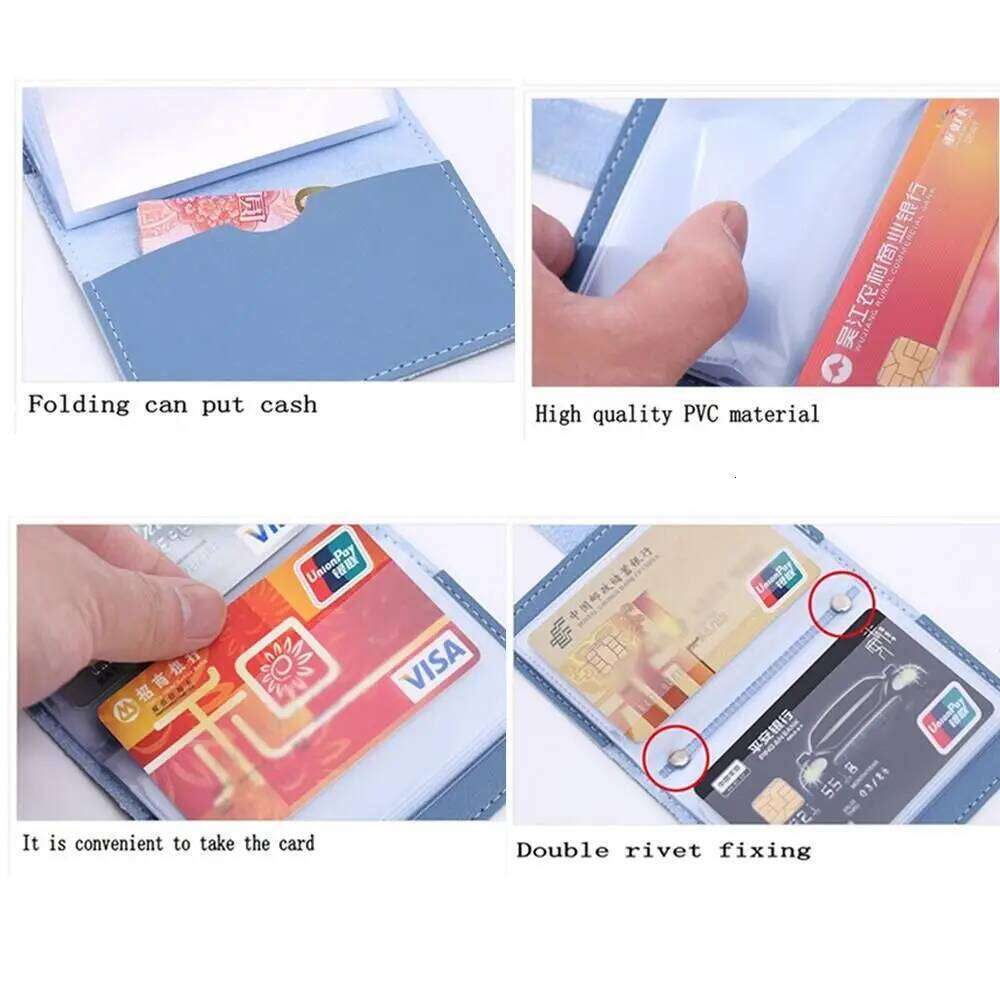 26 Slots Pocket Bag Women Men Purse Credit Card Holder Wallet PU Leather RFID Blocking Z260130