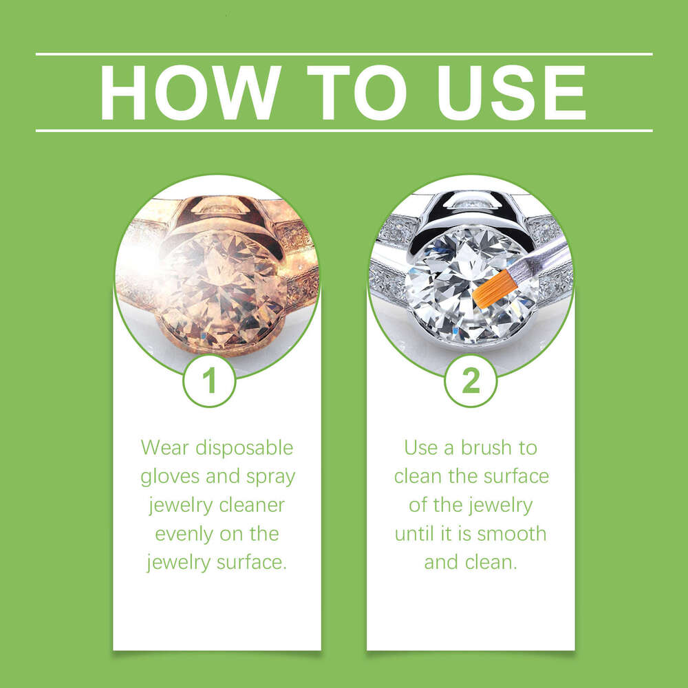 Jakehoe Ring Necklace Jewelry Brightening Renovation Stain Removal Maintenance Cleaning Spray S260130