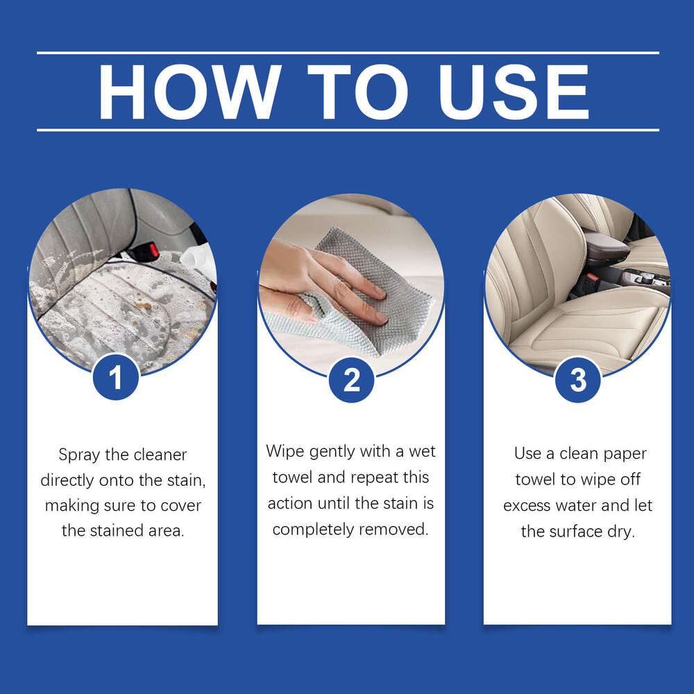 Jaysuing Goods Foam Multi-functional Cleaner Sofa Boots Leather Shoes Maintenance Agent S260130