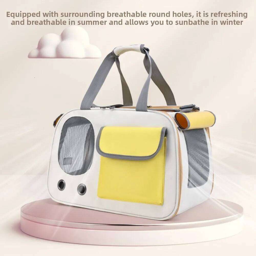 1Pcs Portable Pet Carrier Cat Bag Ideal Travel Outdoor Activities Suitable For Cats And Small Dogs 26H0130