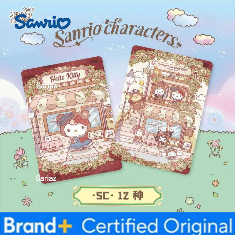 Sanrio KAYOU Family cards Cute Dream Card Hello Kitty Collection Pack Aromatic Story Vol.1 Toy For Children Gift H260130