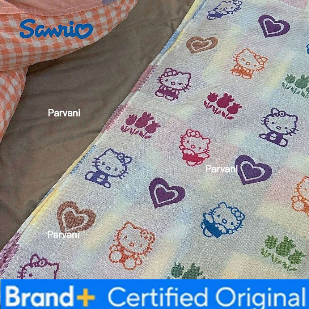 Sanrio Hello Kitty 3 Piece Cotton Gauze Bath Towel Set Super Absorbent Quick Dry Non Shedding For Students Bathroom Beach Poo H2601301