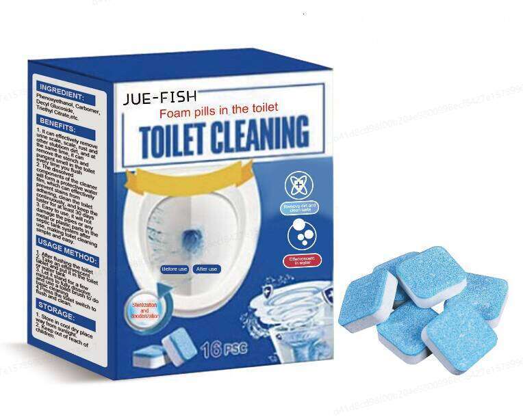 Jue-Fish Removal Cleaning Urine Stain Deodorizing Fragrance Toilet Effervescent Tablets S260130