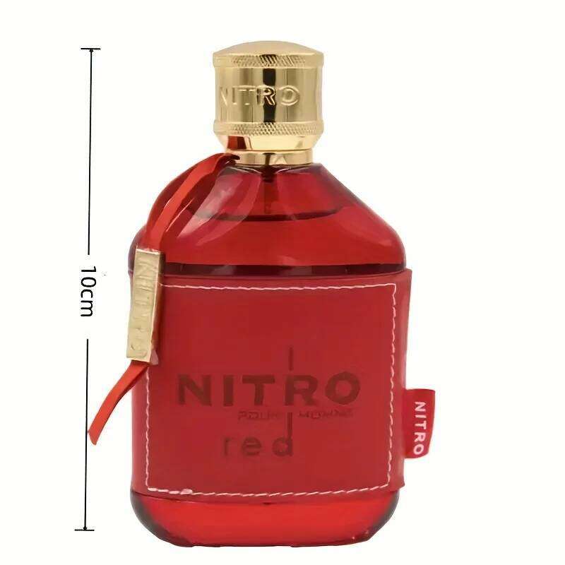 100ml Crimson Perfume Leather-Trimmed Gold-Capped Eau De Parfum Bold Opulent Vibrant Intense Long-Lasting Fragrance Spray H260130