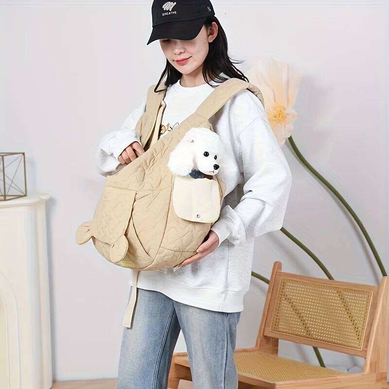 Portable Pet Backpack Cats Dogs, Breathable & Comfortable, Outdoor Travel Carrier for Small Medium Pets. 26H0130