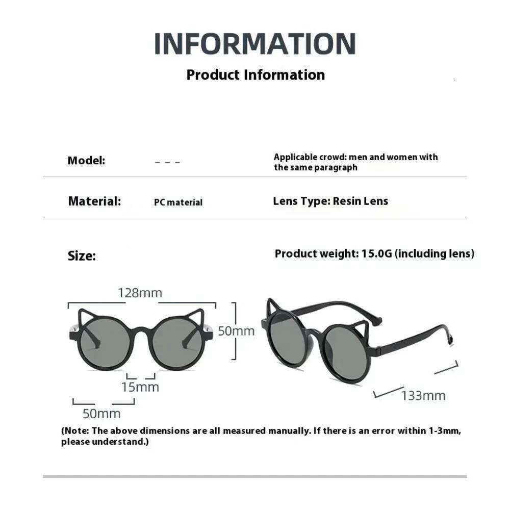2025 UV Protection Cute Baby New Cat's ears Children's Fashion Personality Sunglasses H260130