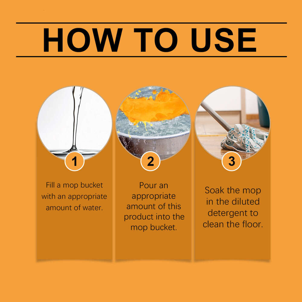 Jue Fish Cleaner Gentle Stain Removal Polishing Floor Fresh Fragrance Suitable for Wooden Floors and Tiles S260130