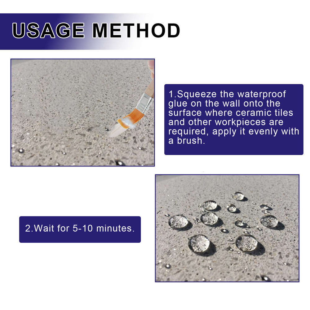Jaysuing Waterproof Coating for Bathroom Kitchen Exterior Wall Balcony Roof Tile Leak Repair Glue S260130