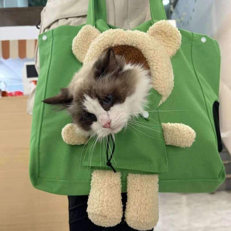 Adjustable Strap Pet Carrier Backpack Small Dog Cats Breathable Mesh Portable Outdoor Travel Handheld Shoulder Bag Storage 26H0130