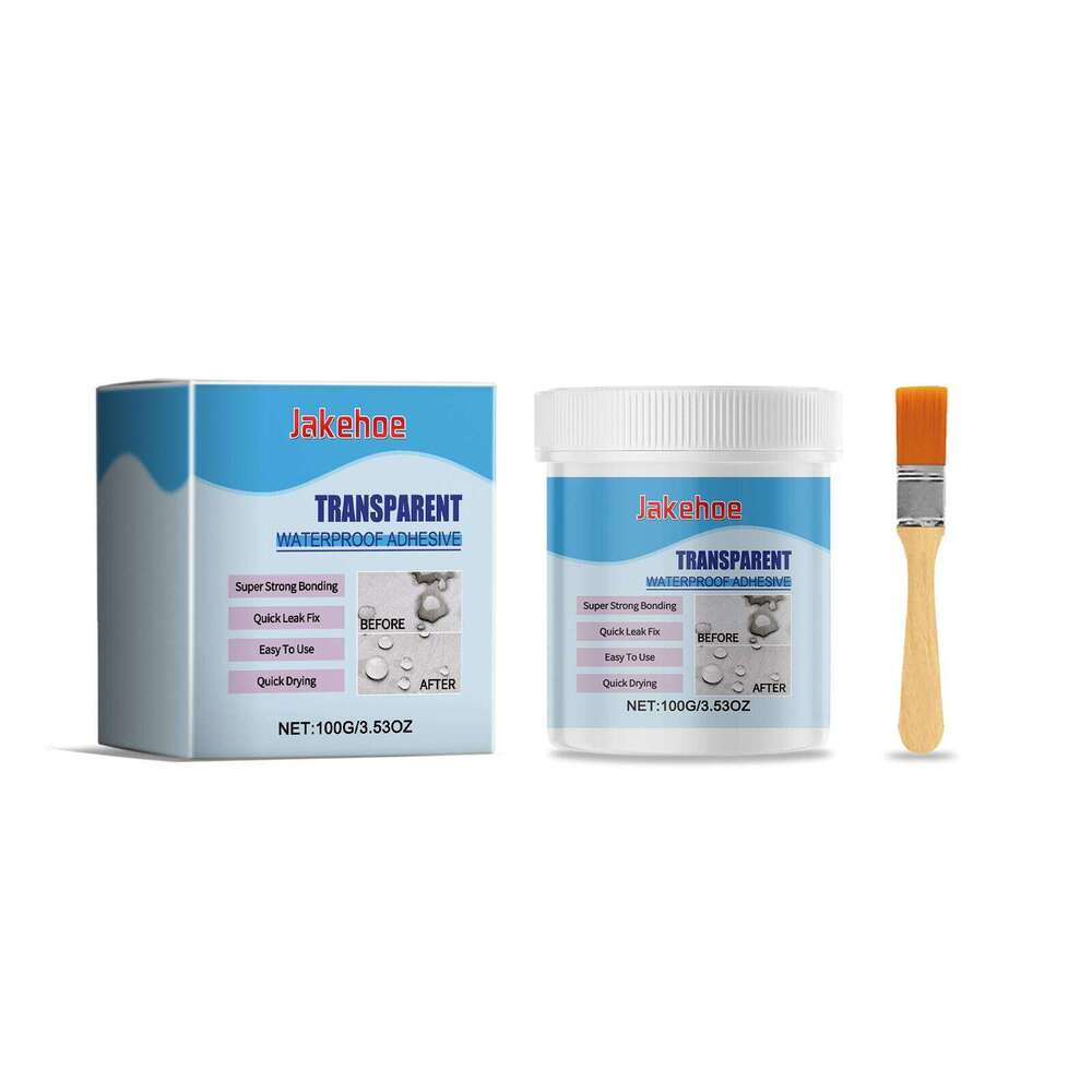 Jakehoe Adhesive Construction Site Household Waterproof Exterior Wall Roof Invisible Sealing Transparent Coating Glue S260130