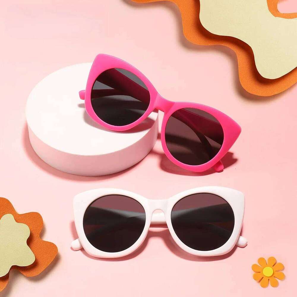 Boys Girls Teen Cute Irregular Frame Sun Protection Sunglasses Decorative Accessories Traveling Party Gift Outdoor Activities H260130