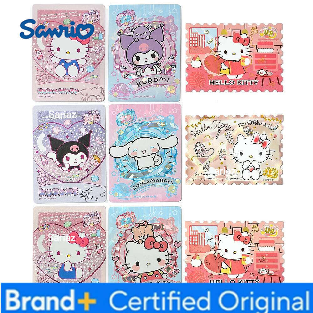 Sanrio Genuine Polaroid Family Heartbeat Wink Life Diary HelloKitty Pink Cute Collection Card Toys Gifts Ready to sh H260130