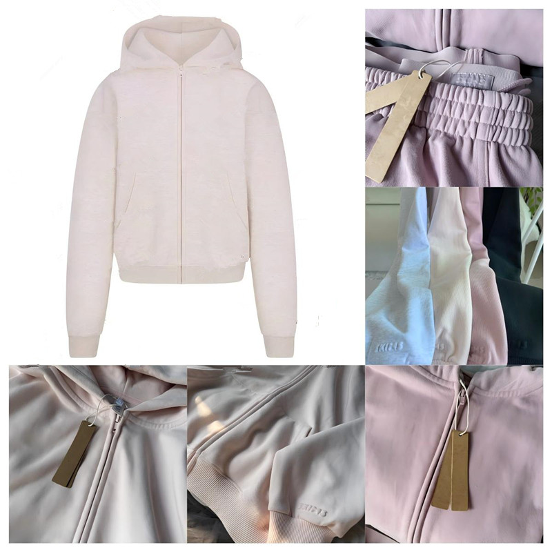 Skimss Designer Hoodie Women zipper jacket long sleeves Kardashian skimss sets women Pink, Black, White Yoga wear alosetity LuLusets Lemonic Hoodies sets S-XL